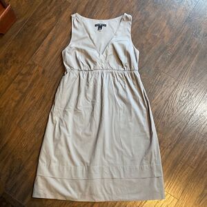 GAP Gray Cotton Summer Cross Front Tank Dress - Size 4